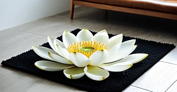 Tapis à fleur de lotus : un voyage vers la sérénité chez vous